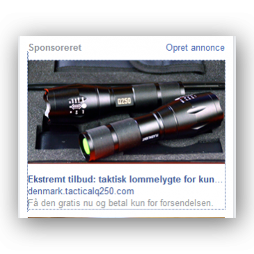 Købstilbud i Facebook annoncer