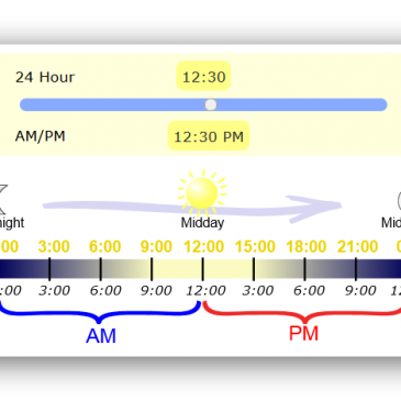 AM/PM og 24 timer