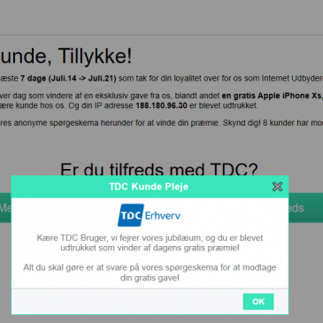 “TDC” phishing